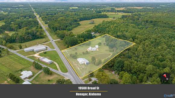 6.5 Acres of Improved Commercial Land for Sale in Henagar, Alabama