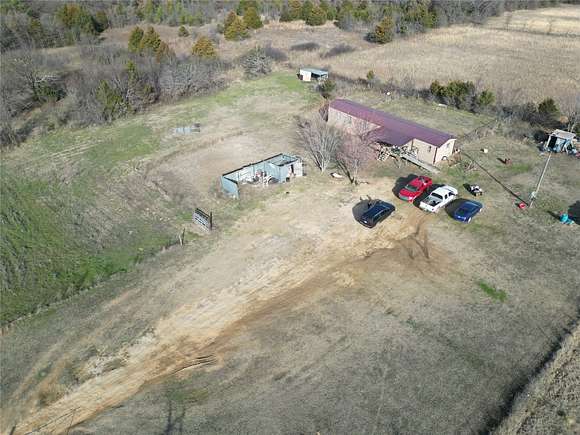 5 Acres of Residential Land with Home for Sale in Wetumka, Oklahoma