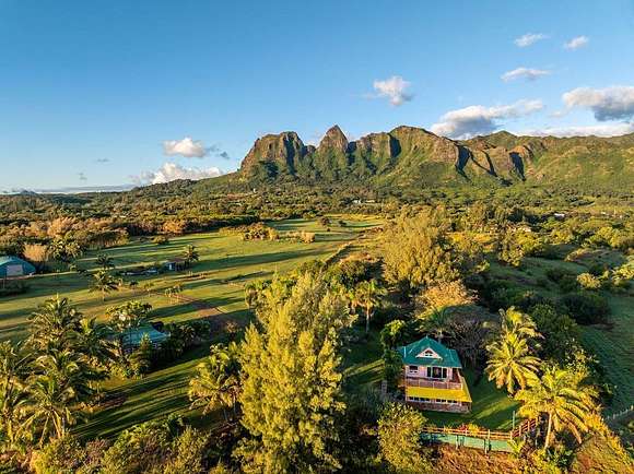 40.1 Acres of Agricultural Land with Home for Sale in Anahola, Hawaii