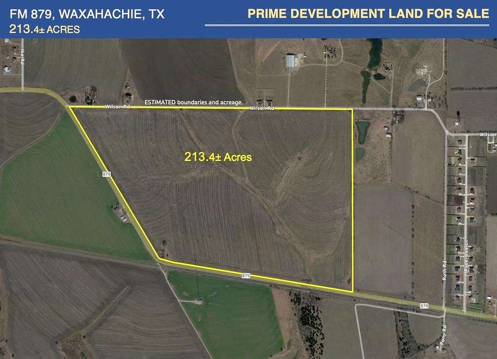 213 Acres of Land for Sale in Waxahachie, Texas