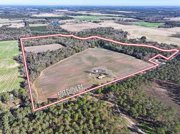 92 Acres of Agricultural Land with Home for Sale in Boston, Georgia