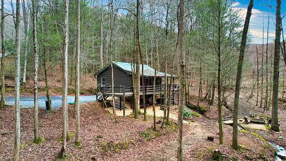3.2 Acres of Residential Land with Home for Sale in Ellijay, Georgia