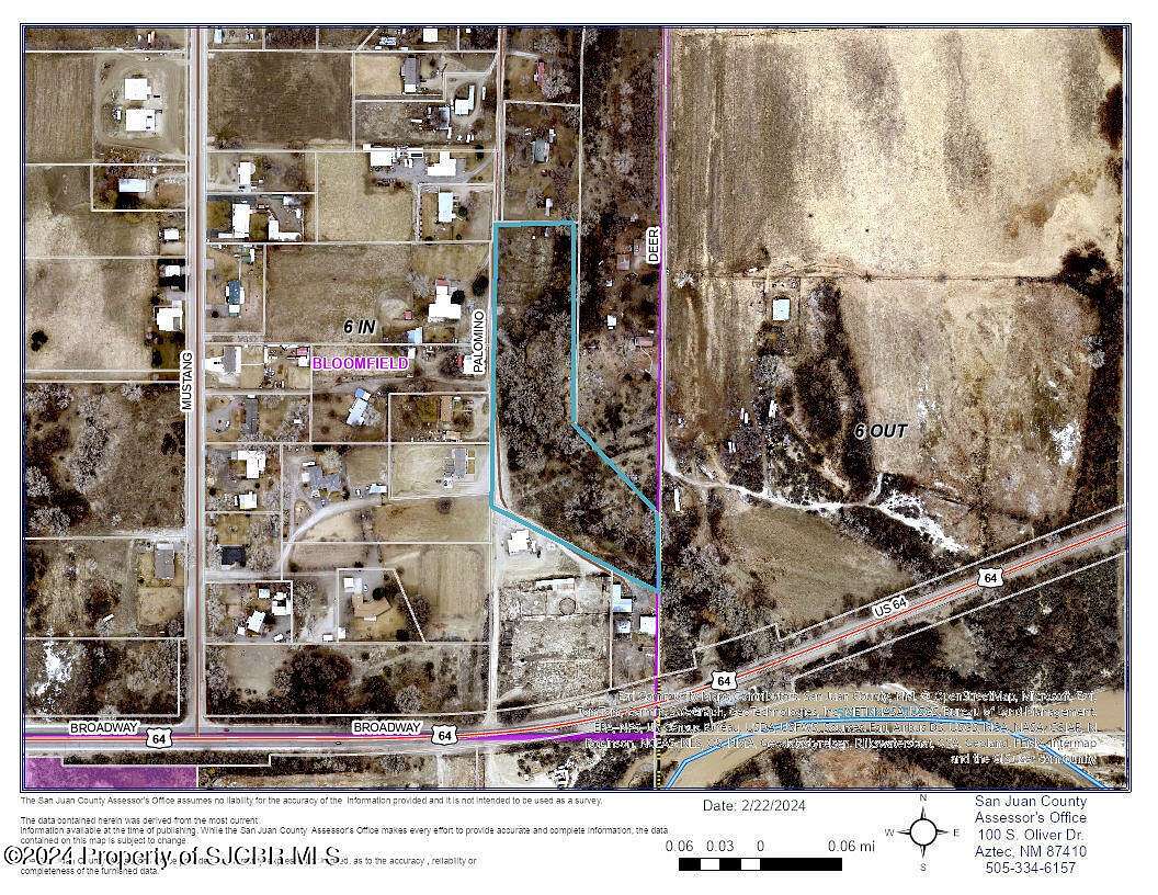 6.7 Acres of Land for Sale in Bloomfield, New Mexico