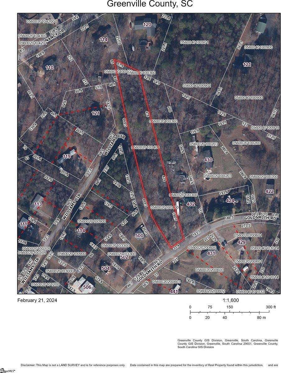 1.8 Acres of Residential Land for Sale in Simpsonville, South Carolina
