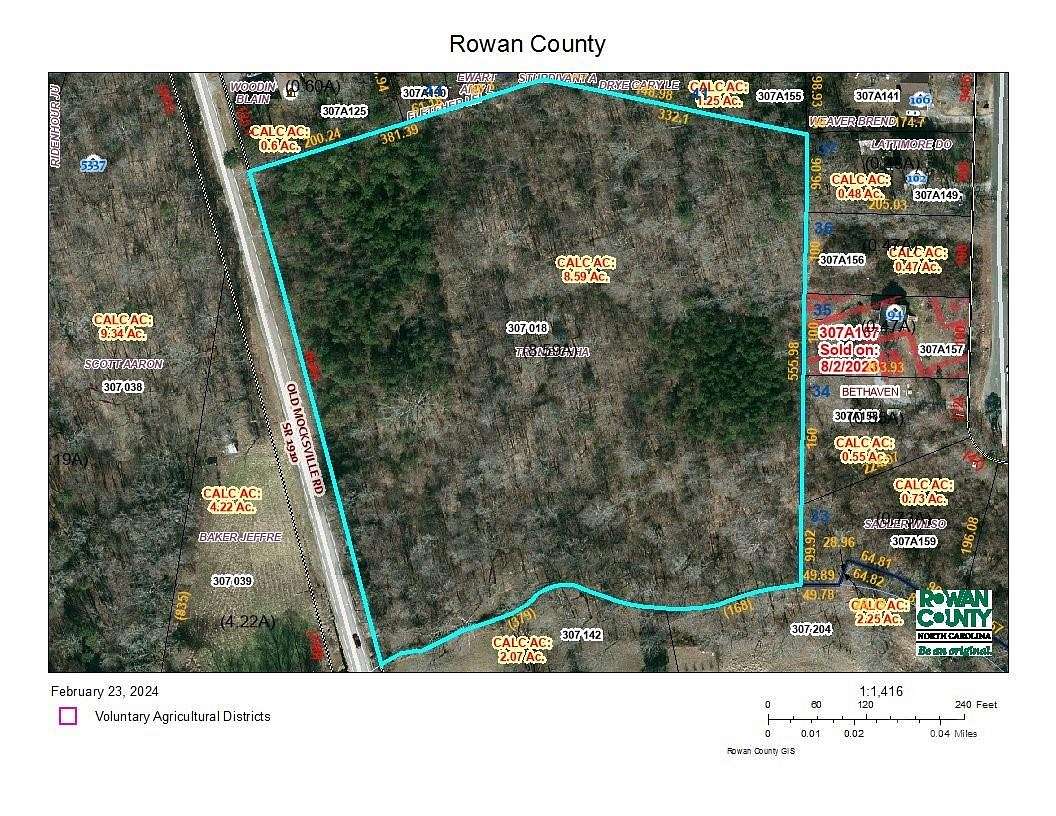 9 Acres of Residential Land for Sale in Salisbury, North Carolina