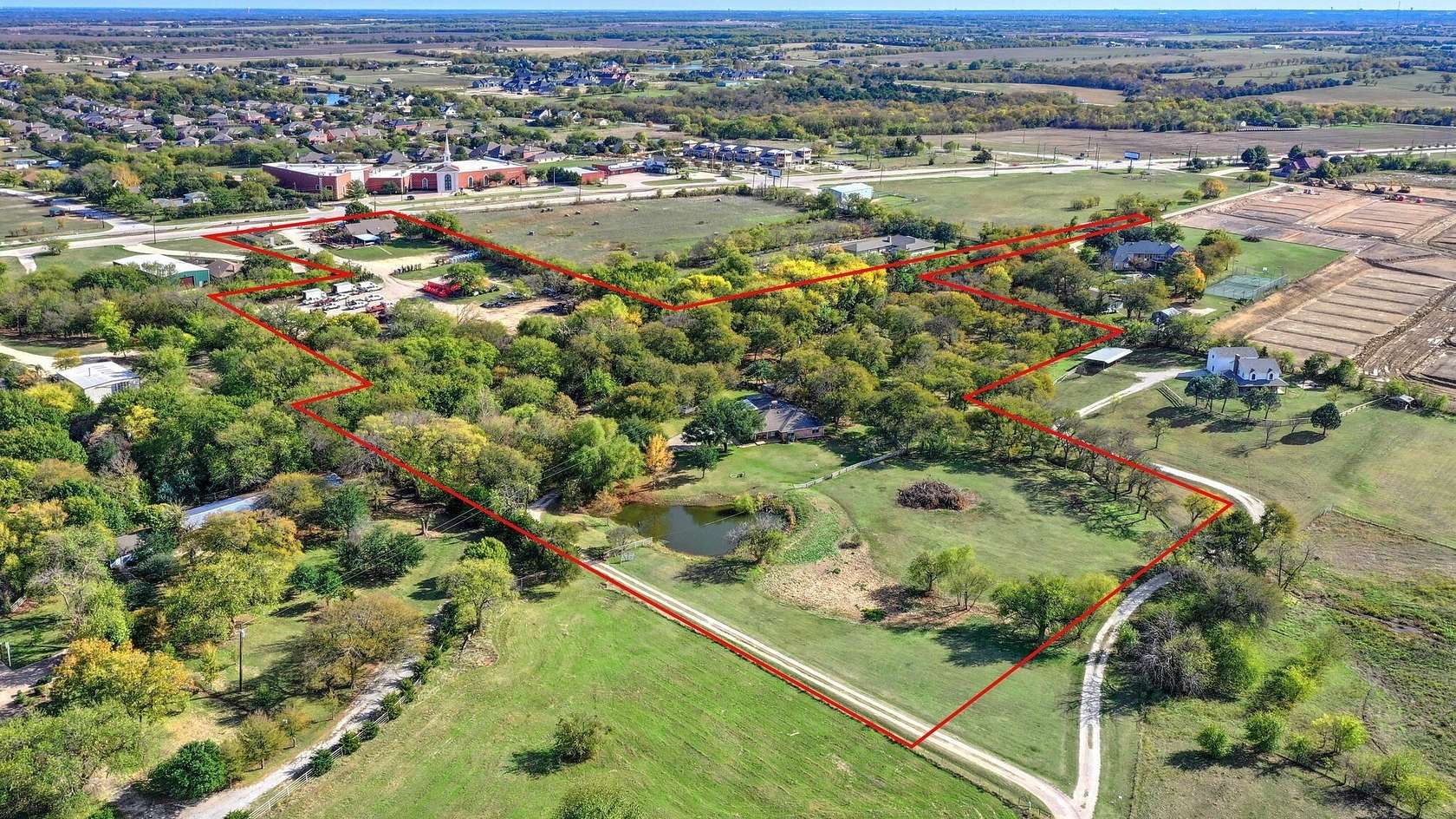 10.3 Acres of Mixed-Use Land for Sale in Celina, Texas