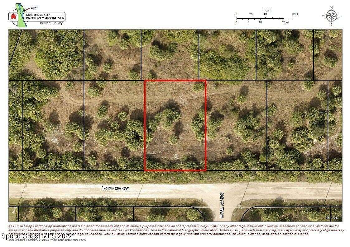 0.24 Acres of Residential Land for Sale in Palm Bay, Florida
