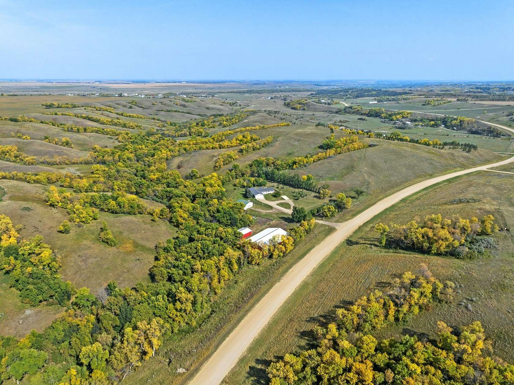 15.2 Acres of Land with Home for Sale in Sawyer, North Dakota