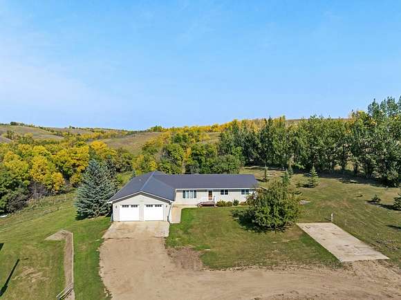 15.2 Acres of Land with Home for Sale in Sawyer, North Dakota