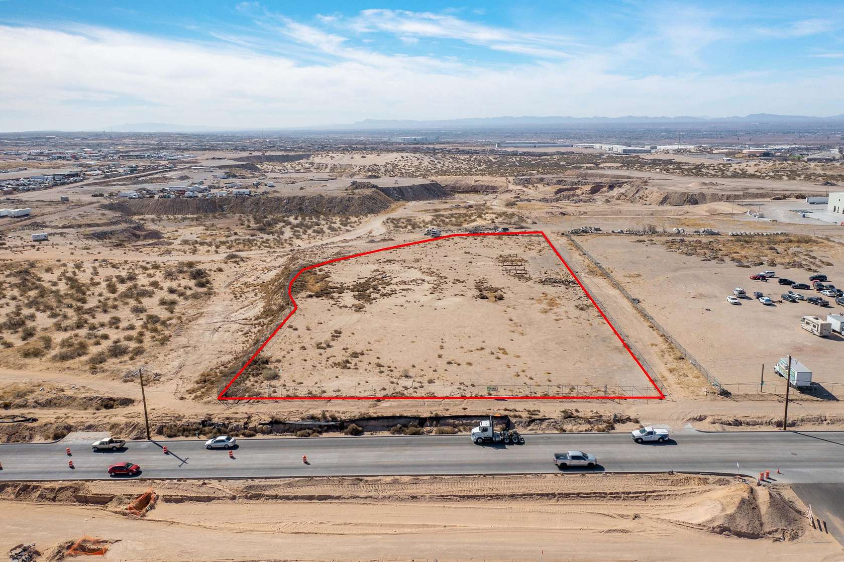 4.6 Acres of Commercial Land for Lease in El Paso, Texas