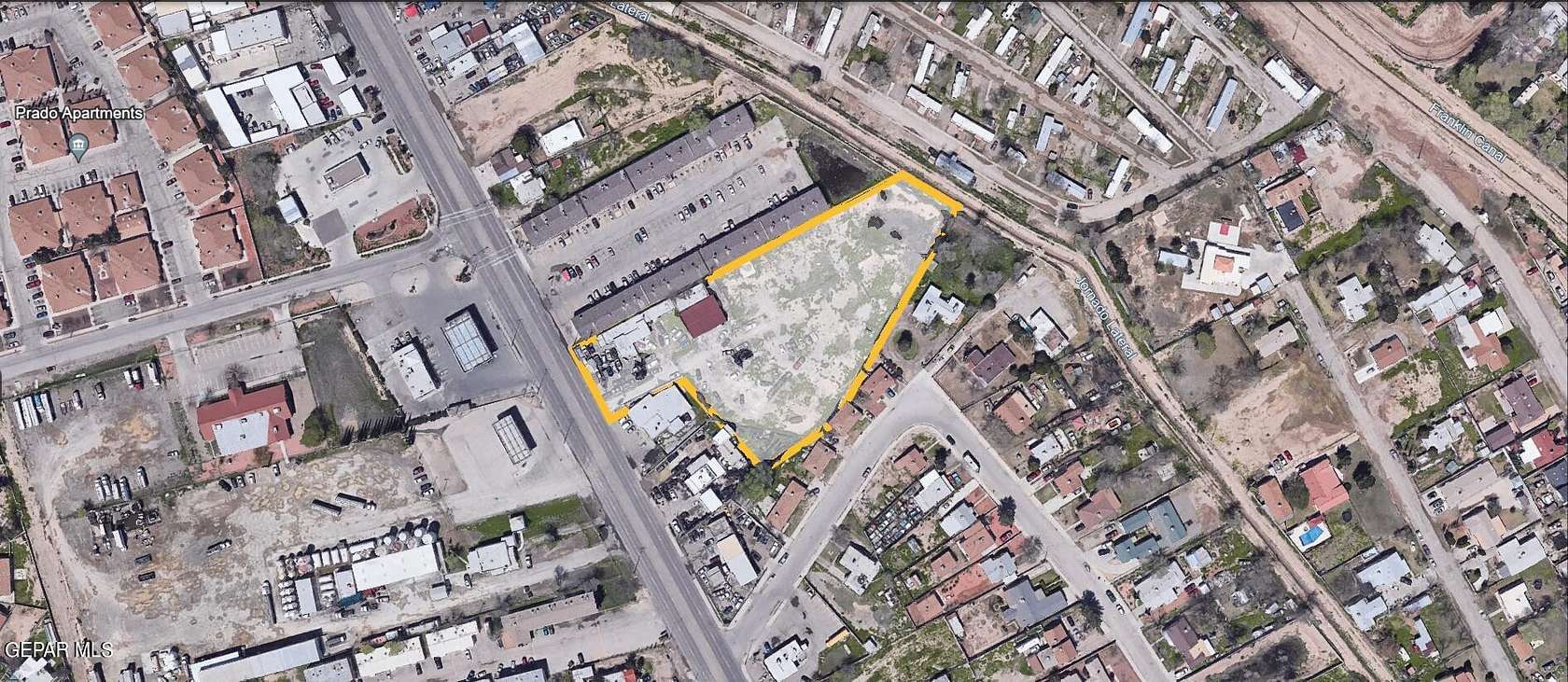 2.3 Acres of Improved Commercial Land for Sale in El Paso, Texas