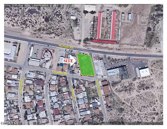0.62 Acres of Commercial Land for Sale in Sunland Park, New Mexico