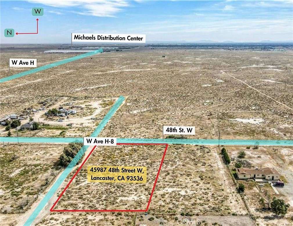 1.3 Acres of Residential Land for Sale in Lancaster, California