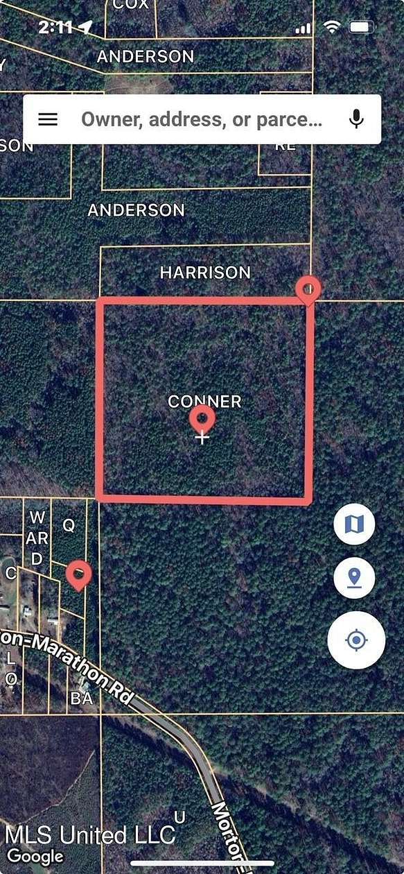 40 Acres of Recreational Land for Sale in Morton, Mississippi