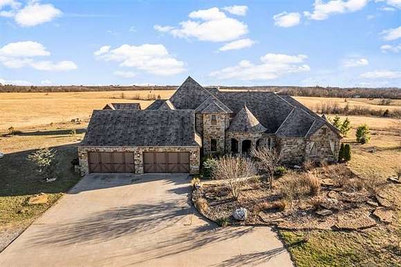 80 Acres of Agricultural Land with Home for Sale in Skiatook, Oklahoma