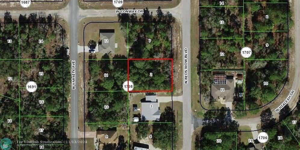 0.26 Acres of Residential Land for Sale in Citrus Springs, Florida