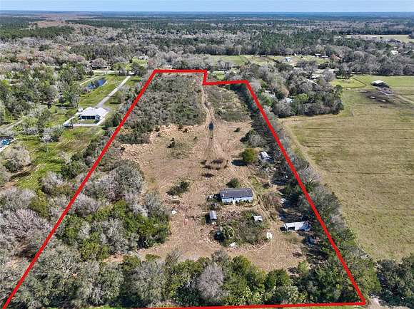 12 Acres of Land with Home for Sale in Bunnell, Florida