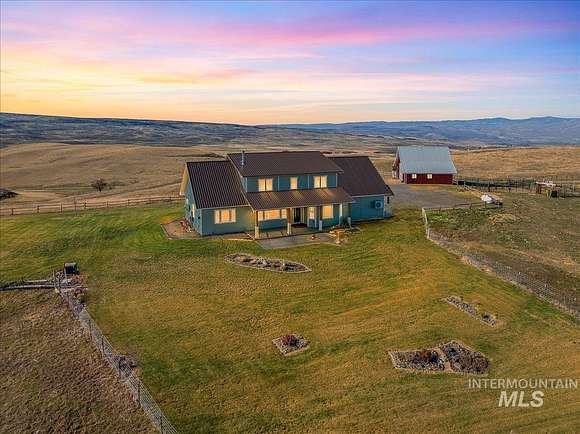 136 Acres of Agricultural Land with Home for Sale in Midvale, Idaho