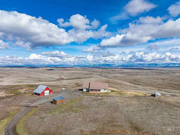 136 Acres of Agricultural Land with Home for Sale in Midvale, Idaho