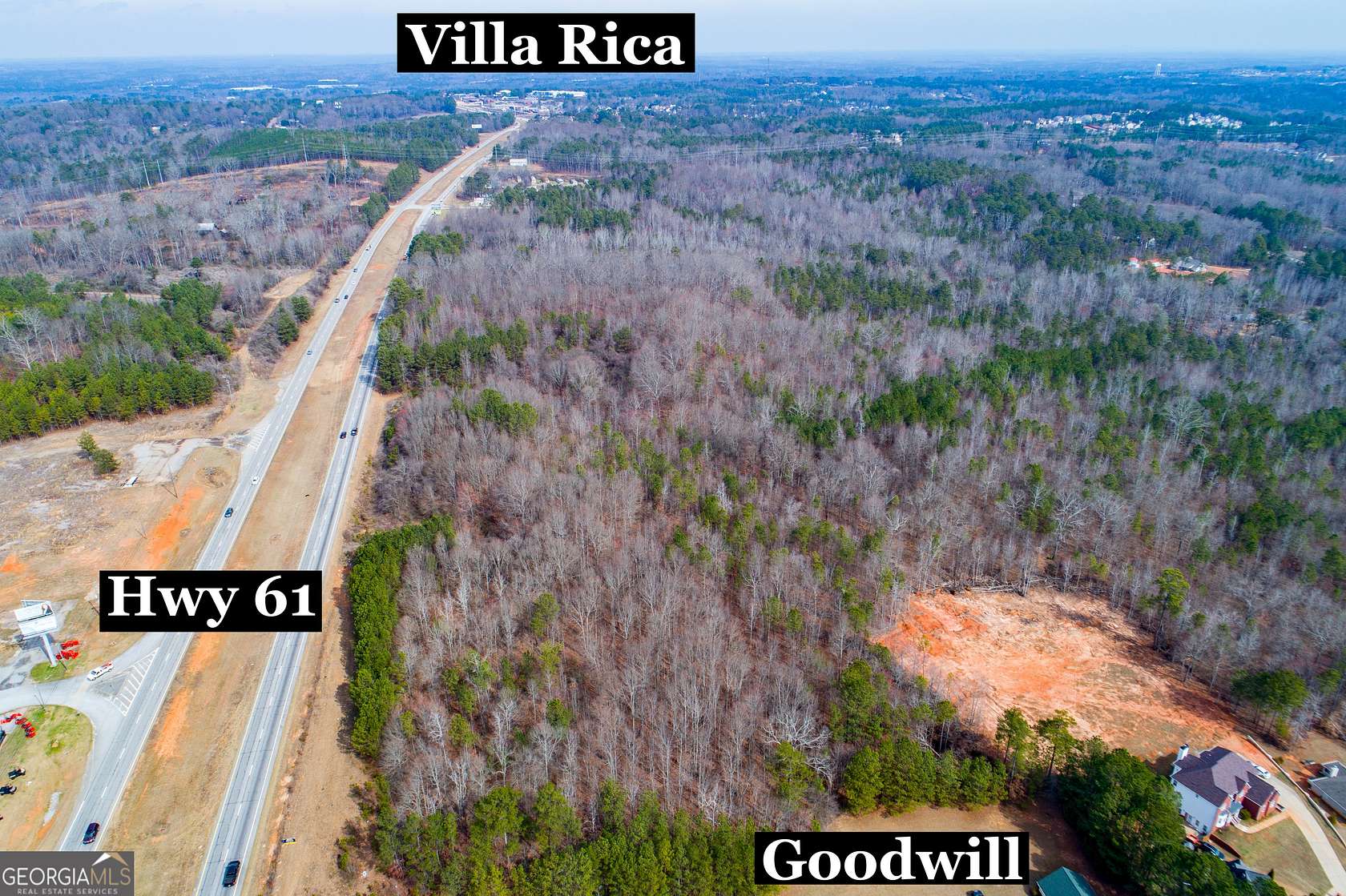 22.5 Acres of Agricultural Land for Sale in Villa Rica, Georgia