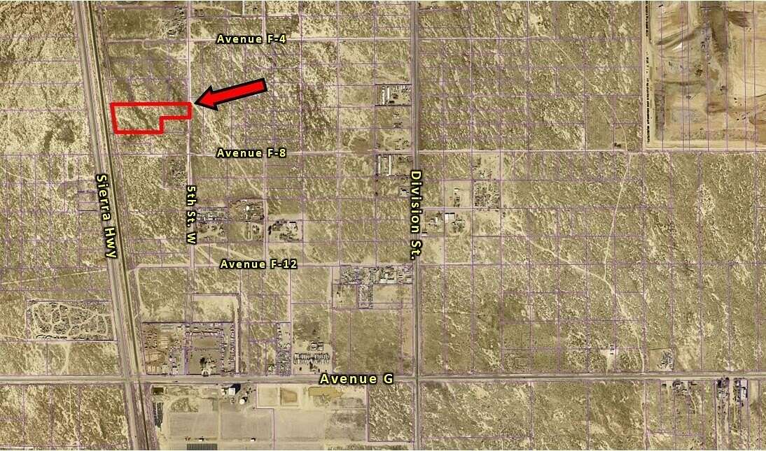 6.25 Acres of Commercial Land for Sale in Lancaster, California