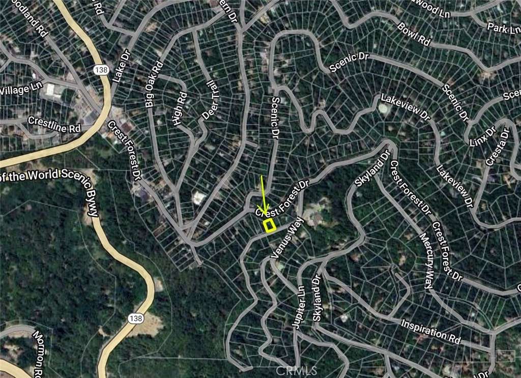 0.11 Acres of Residential Land for Sale in Crestline, California