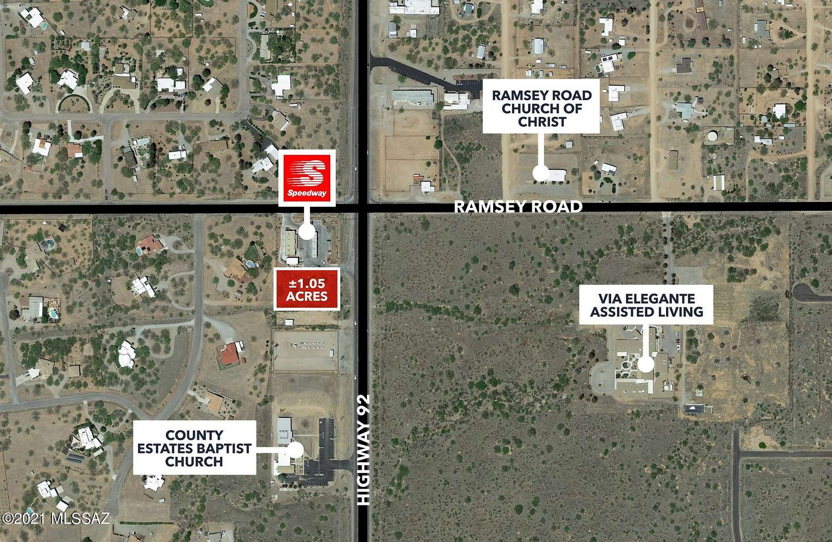 1.1 Acres of Commercial Land for Sale in Hereford, Arizona
