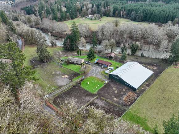 12.8 Acres of Land with Home for Sale in Seaside, Oregon