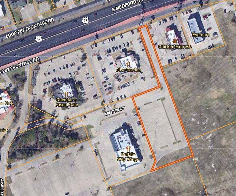 1.7 Acres of Commercial Land for Sale in Lufkin, Texas