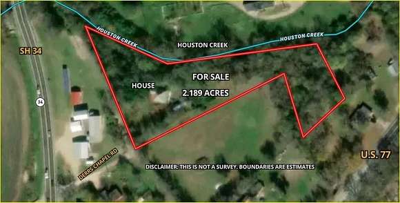 2.2 Acres of Residential Land for Sale in Italy, Texas