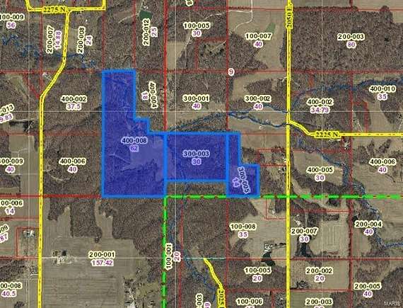 106 Acres of Agricultural Land for Auction in St. Elmo, Illinois
