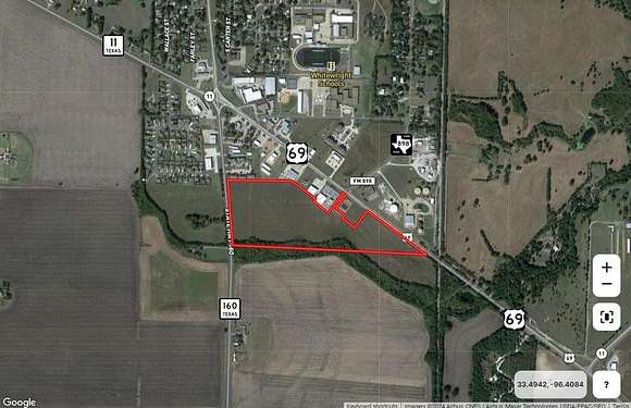 29 Acres of Commercial Land for Sale in Whitewright, Texas