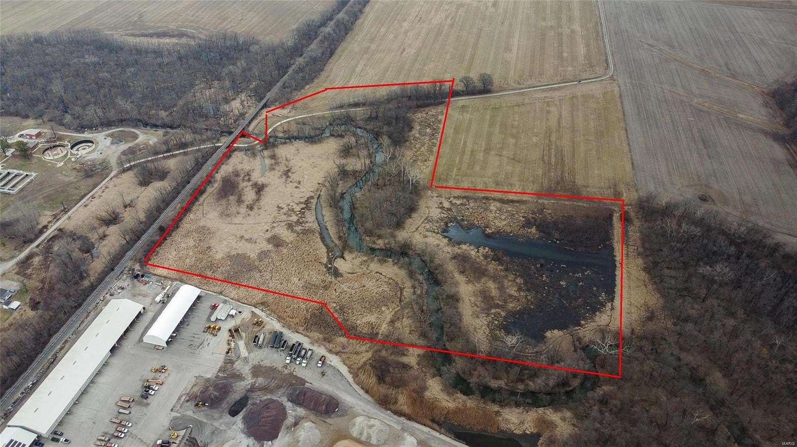 23.65 Acres of Recreational Land & Farm for Sale in Lebanon, Illinois