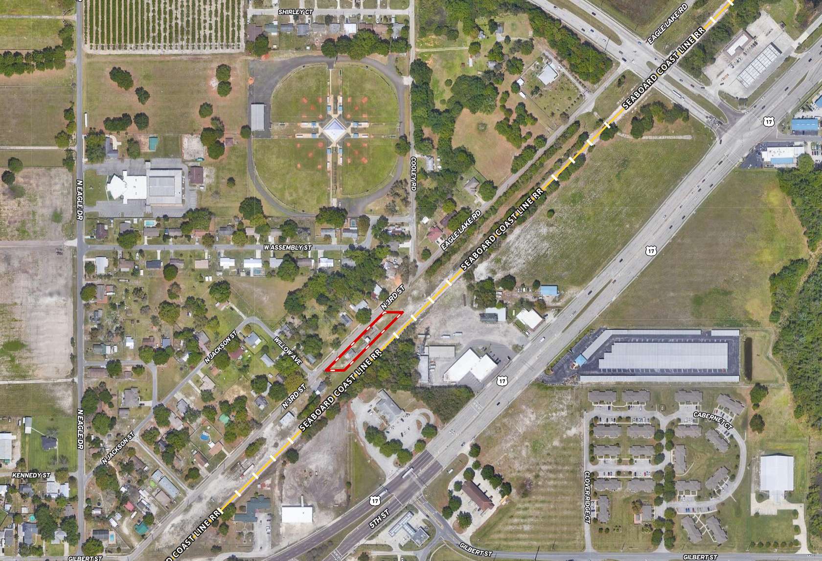 0.38 Acres of Commercial Land for Sale in Eagle Lake, Florida