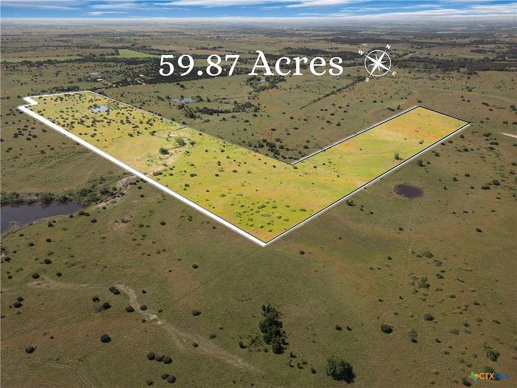 59.9 Acres of Land for Sale in Jonesboro, Texas