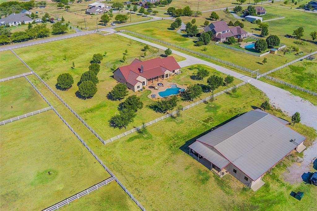 10 Acres of Land with Home for Sale in Aubrey, Texas