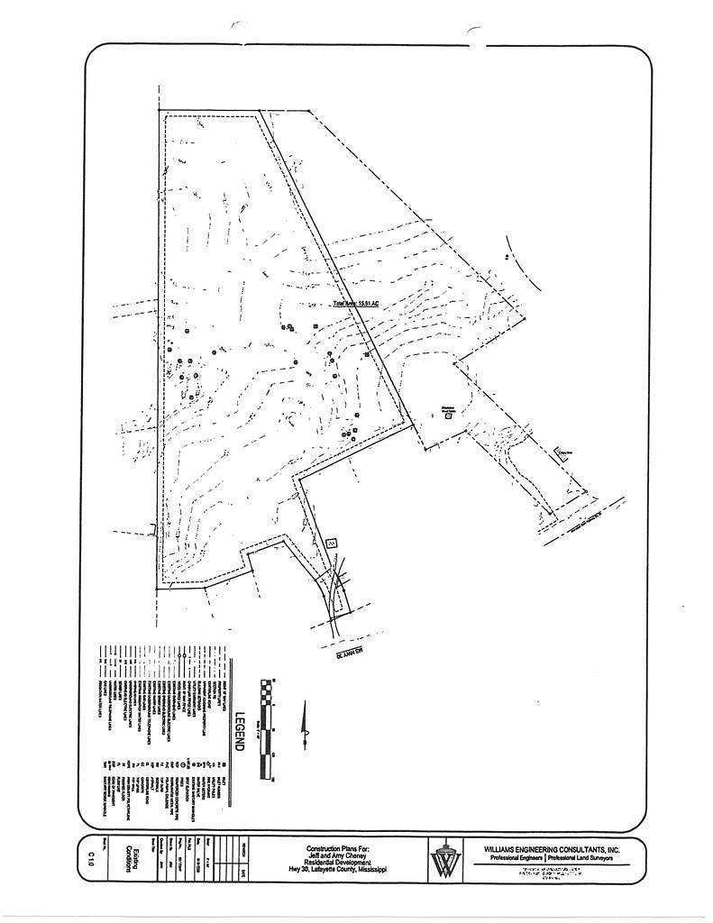 14.3 Acres of Land for Sale in Oxford, Mississippi