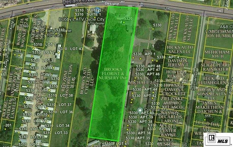 2.4 Acres of Commercial Land for Sale in Monroe, Louisiana