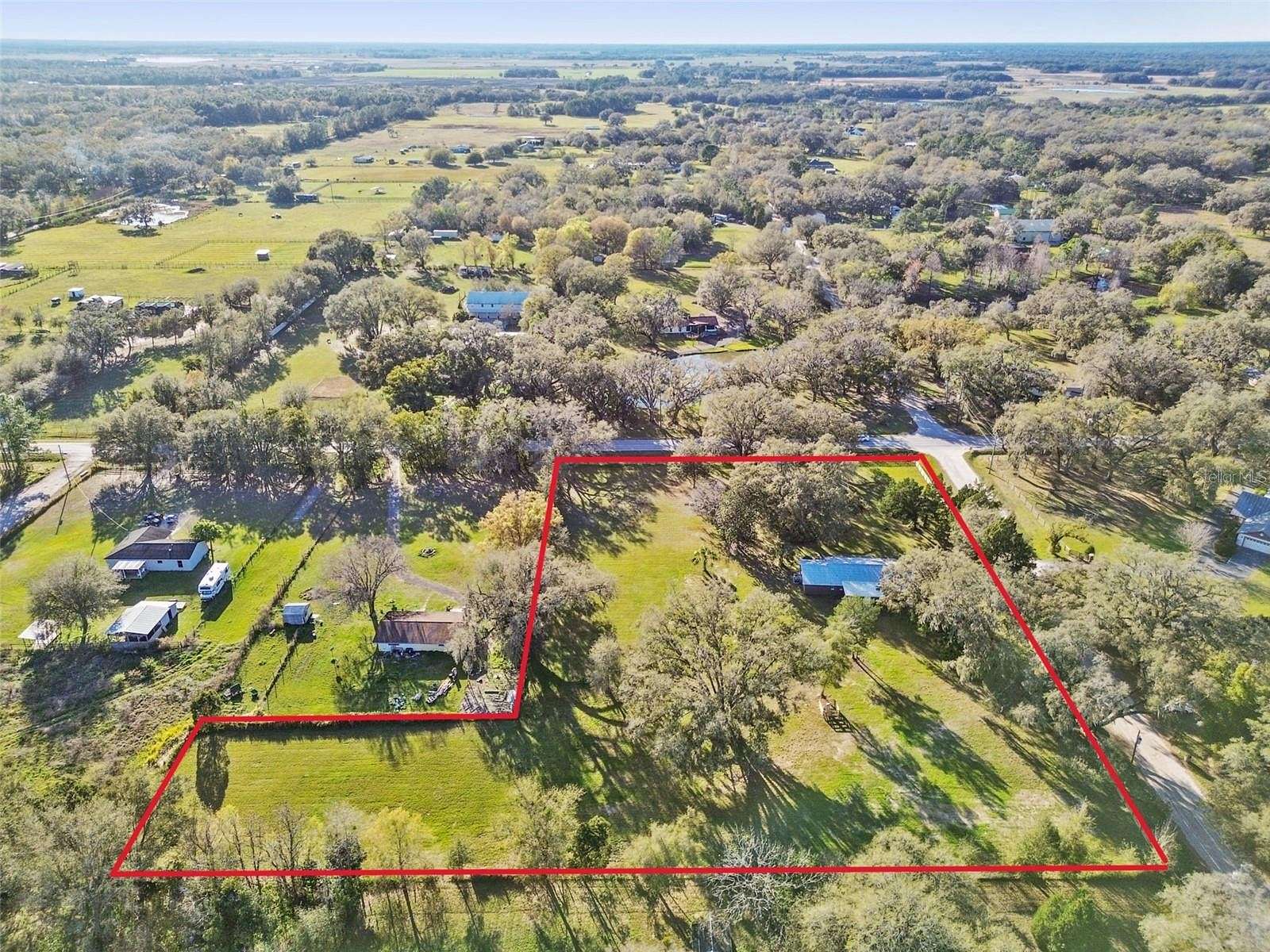 2.9 Acres of Residential Land with Home for Sale in Dade City, Florida