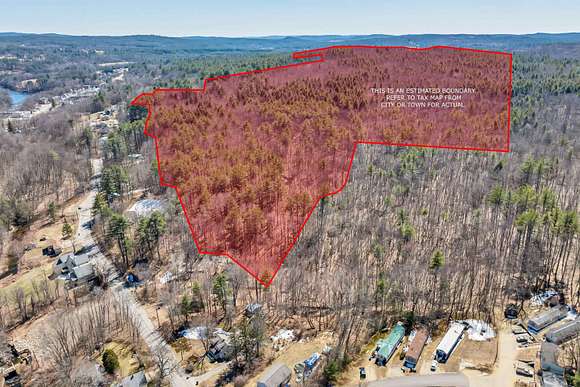 96 Acres of Recreational Land for Sale in Franklin, New Hampshire