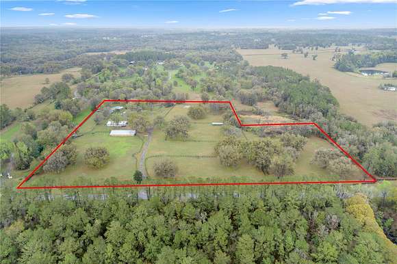 15 Acres of Land with Home for Sale in Williston, Florida