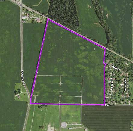 107 Acres of Land for Sale in Richmond, Indiana