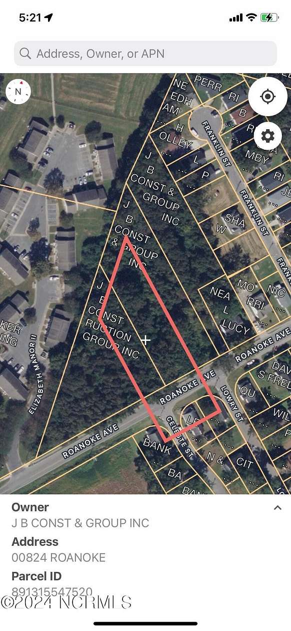 3 Acres of Residential Land for Sale in Elizabeth City, North Carolina