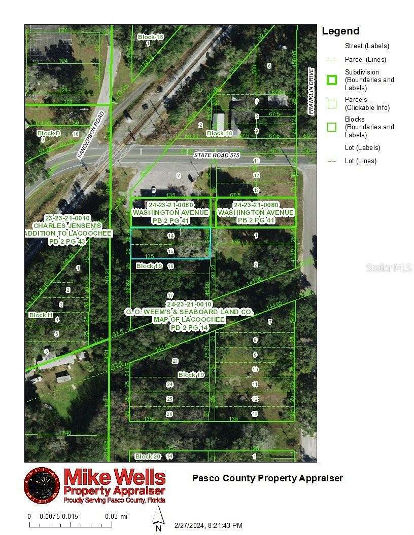 0.16 Acres of Mixed-Use Land for Sale in Dade City, Florida