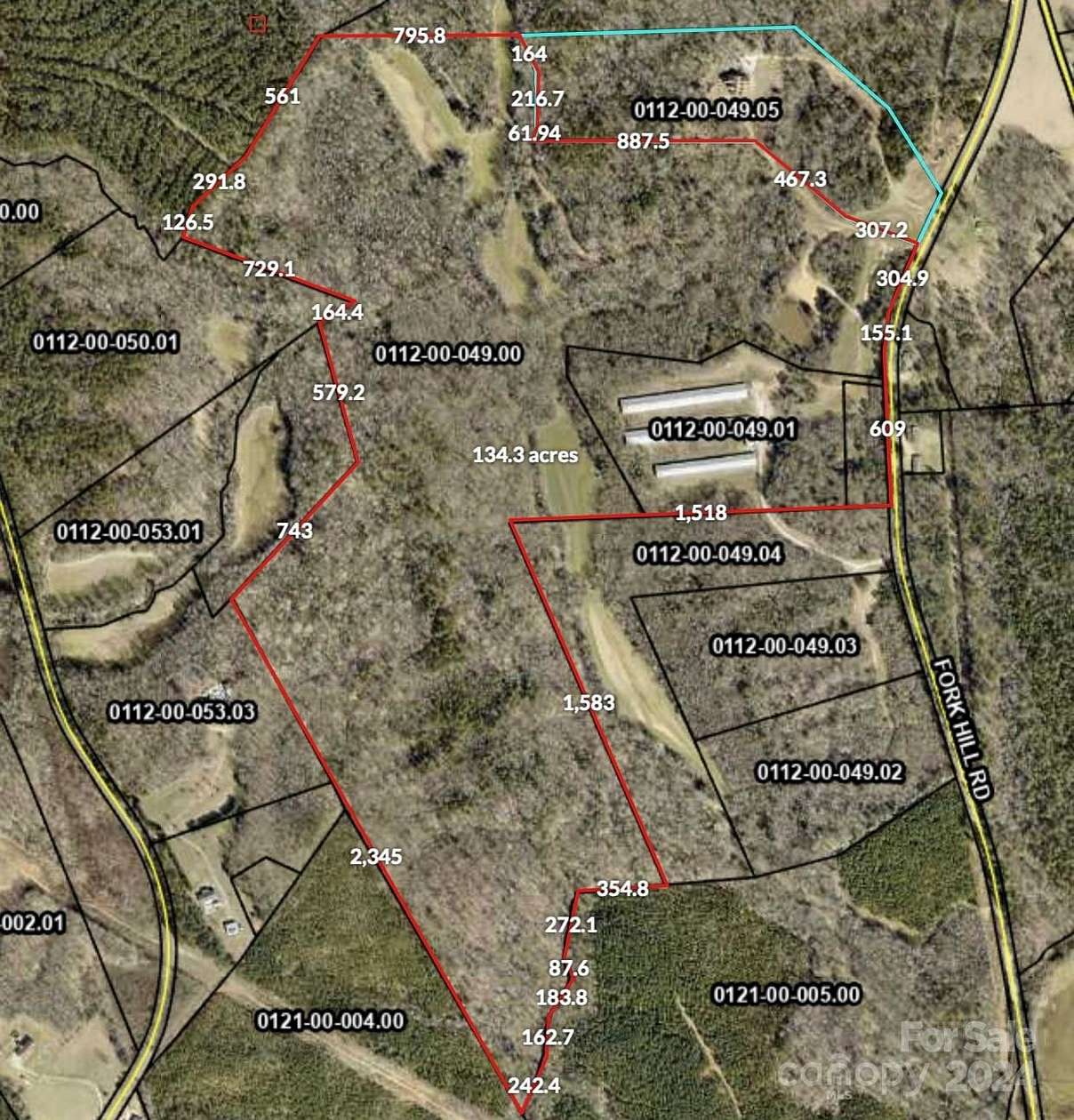 134 Acres of Recreational Land & Farm for Sale in Heath Springs, South Carolina