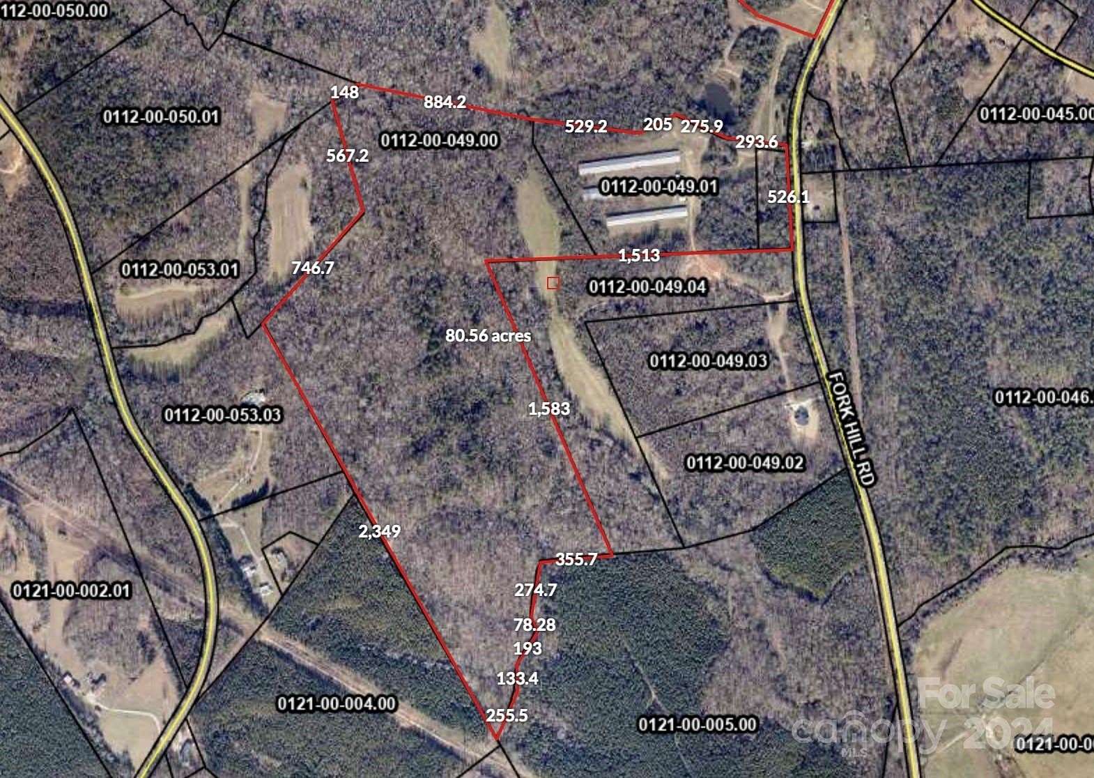 80.56 Acres of Recreational Land & Farm for Sale in Heath Springs, South Carolina