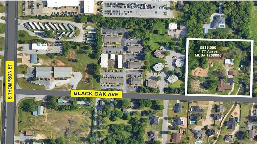 4.77 Acres of Mixed-Use Land for Sale in Springdale, Arkansas