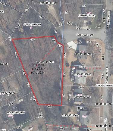 0.94 Acres of Residential Land for Sale in Mauldin, South Carolina