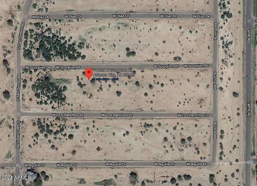 0.19 Acres of Land for Sale in Arizona City, Arizona
