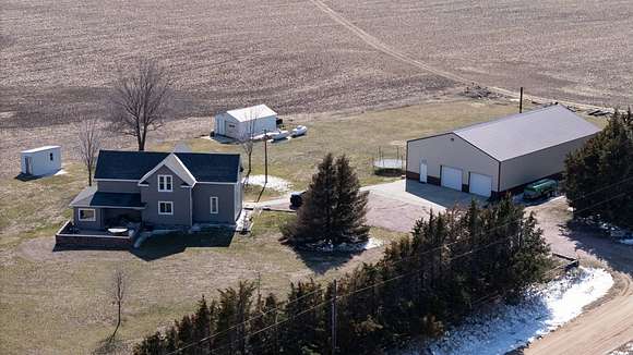 2.9 Acres of Residential Land with Home for Sale in Pierce, Nebraska